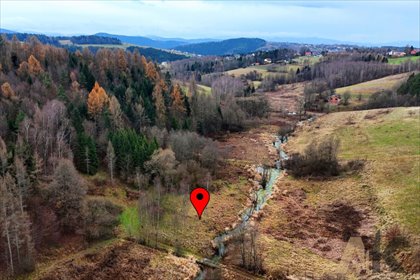 Urokliwa działka rolna z potokiem i lasem - idealna na rekreację. działka Mszalnica