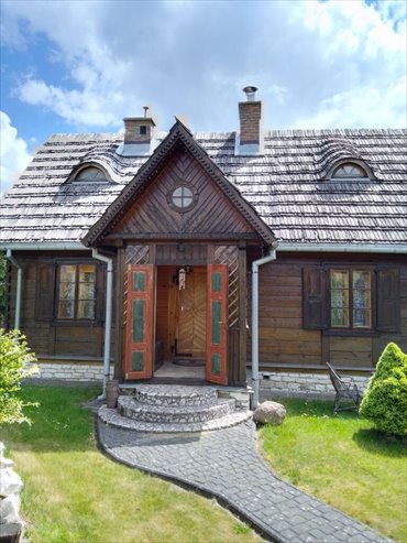 Na sprzedaż urokliwy dom z bali 95 m² w pięknej dolinie rzeki Ciemięgi dom Ożarów