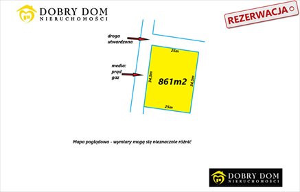 działka na sprzedaż 861m2 działka Porosły