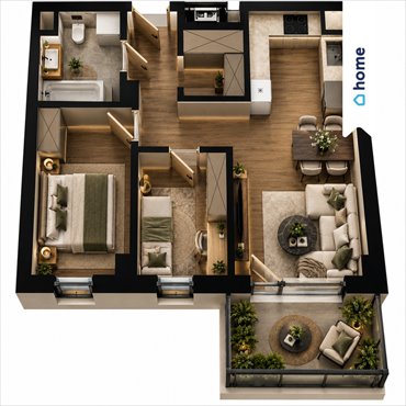 Nowoczesne 3-pokojowe mieszkanie 51 m² w Katowicach zapraszam mieszkanie Katowice, Koszutka