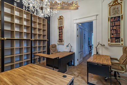Eleganckie biuro 90 m² w zabytkowej kamienicy Lindenfelda mieszkanie Warszawa, Śródmieście, al. Aleje Ujazdowskie