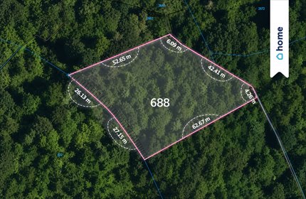 Do sprzedania działka leśna 0,61 ha w Babicy działka Babica