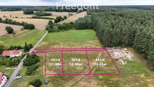 Na sprzedaż działka 1223 m² w Tłustorębach z warunkami zabudowy działka Tłustoręby