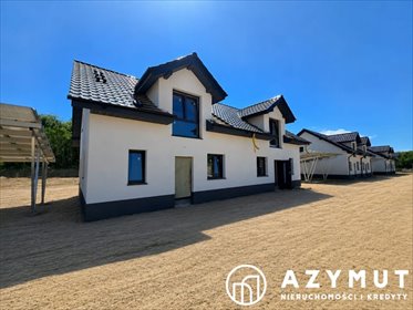Nowoczesny bliźniak 113m2 z ogrodem i widokami dom Kozów