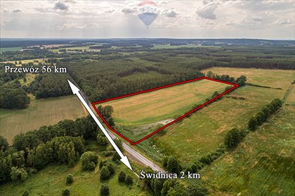 działka na sprzedaż 50700m2 działka Świdnica, Obwodowa