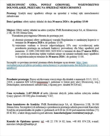 działka na sprzedaż 64026m2 działka Góra