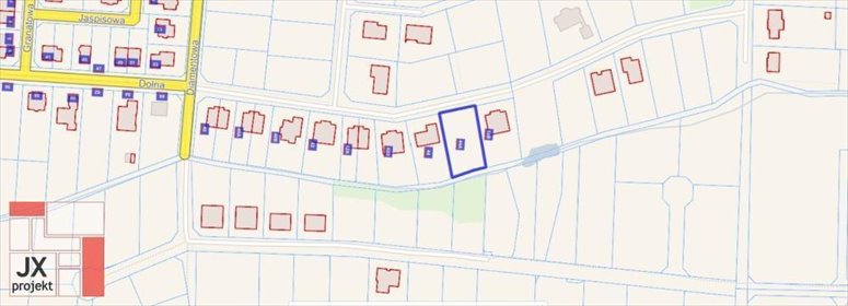 Działka budowlana 1005 m² w Umultowie z planem. działka Poznań, Umultowo, Dolna