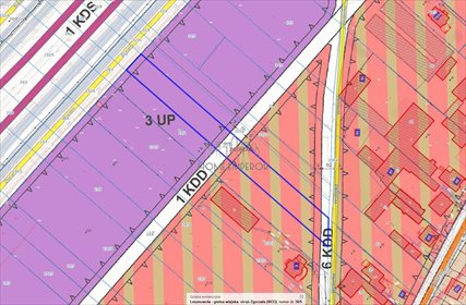 Działka 2788 m² pod przemysł i usługi, media przy granicy działka Zgorzała, Złocieni
