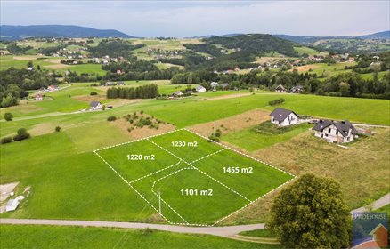 Polecam działki 1101-1455 m² w Starej Wsi, świetnie nasłonecznione działka Stara Wieś