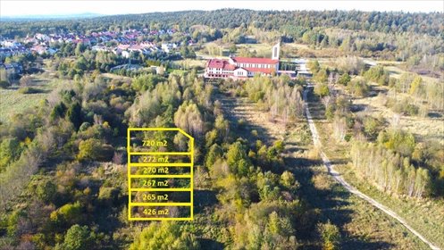 Działka budowlana 265 m² w Dąbrowie - media w zasięgu działka Kielce, Dąbrowa