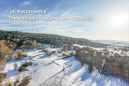 działka na sprzedaż 2038m2 działka Żywiec, Kocurów