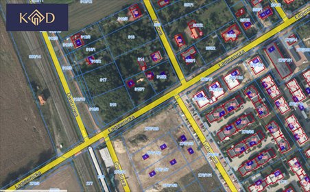 działka na sprzedaż 1025m2 działka Złotniki, Łagiewnicka