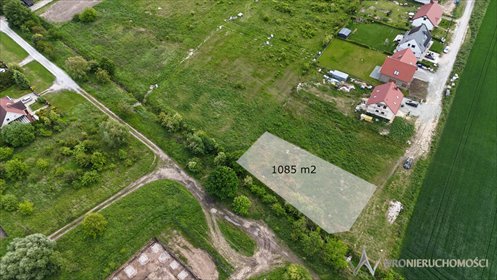 działka na sprzedaż 1085m2 działka Stanowice