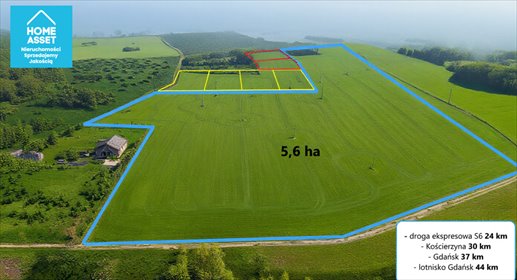 Do sprzedania działka inwestycyjna 12 029 m² w Nowym Wiecu działka Nowy Wiec