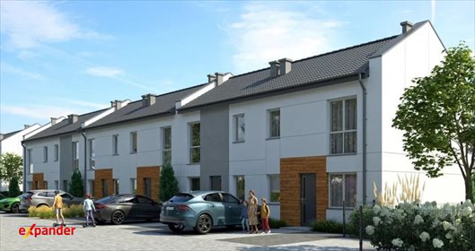 Nowoczesny dom szeregowy 60,35 m2 z ogrodem, bez prowizji mieszkanie Gwiazdowo, Półwiejska