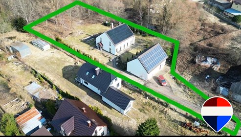 Nowoczesny dom z dużym budynkiem gospodarczym, 3600 m2 działki dom Słupski, Dworcowa