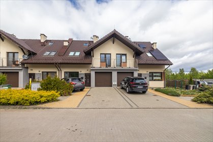 Nowoczesny bliźniak z ogrodem w Żukczynie. dom Żukczyn, Nad Kłodawą