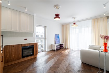 Polecam eleganckie 3-pokojowe mieszkanie 59 m² z balkonem w Warszawie mieszkanie Warszawa, Praga-Południe, Żupnicza