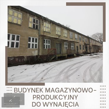 Hala produkcyjno-magazynowa 1327 m² - Namysłów z rampą lokal użytkowy Namysłów
