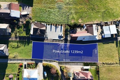 działka na sprzedaż 1239m2 działka Poronin, Kościuszki