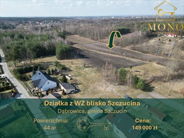 działka na sprzedaż 4400m2 działka Dąbrowica