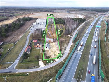 Działka usługowa 1,02 ha przy A1 – inwestycja! działka Szarlejka, Łukaszewicza
