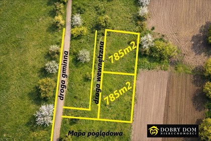 działka na sprzedaż 785m2 działka Studzianki