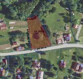 działka na sprzedaż 1900m2 działka Łęki Strzyżowskie