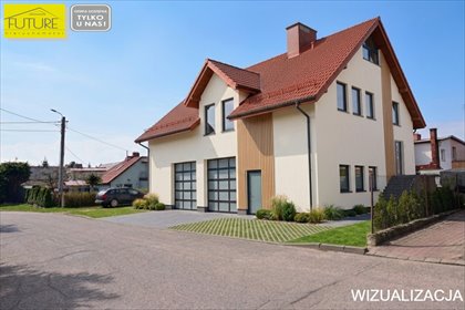 Dom z warsztatem i dużym tarasem (277,9 m²) w Elblągu dom Elbląg, Bytomska