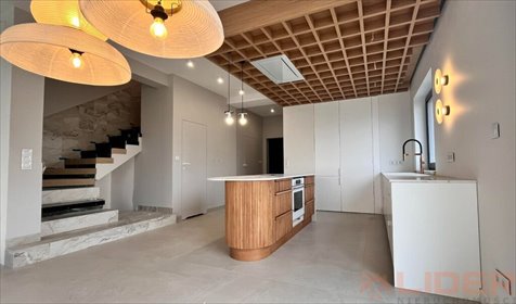 Nowoczesny dom bliźniaczy 5 pokoi, klimatyzacja dom Księżyno