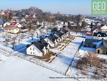 Gotowy bliźniak 5 pokoi, ogrzewanie podłogowe, blisko Krakowa dom Zabierzów, Gotowe domy zabudowa bliźniacza Więckowice pod Krakowem B3 (prawa połówka)