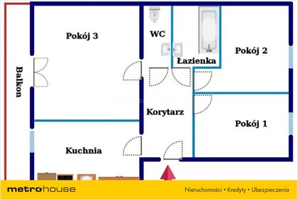 Mieszkanie trzypokojowe na sprzedaż Międzyrzec Podlaski, Międzyrzec Podlaski, Brzeska 66m2 Foto 2