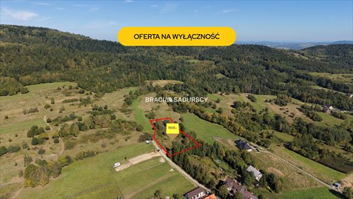 Działka budowlana z widokiem na Babia Górę - polecam działka Sucha Beskidzka