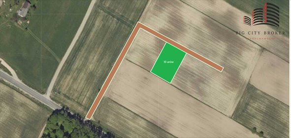 działka na sprzedaż 1042m2 działka Motycz