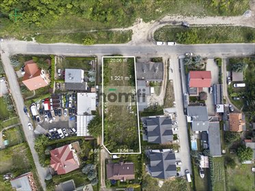 działka na sprzedaż 1221m2 działka Poznań, Naramowice, Naramowice, Rubież
