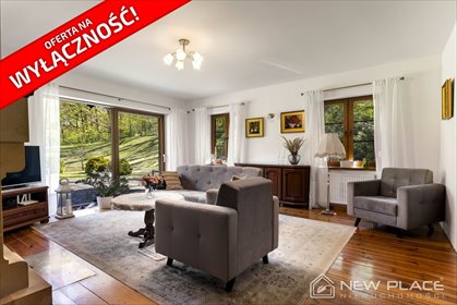 Przytulna rezydencja w prywatnym lesie, 235 m², 6 pokoi dom Kowale