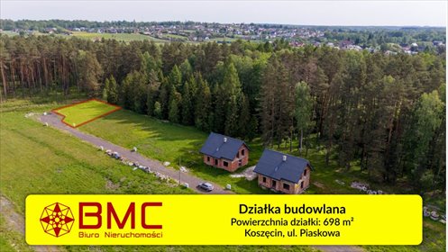 działka na sprzedaż 698m2 działka Koszęcin, Piaskowa