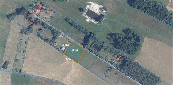 działka na sprzedaż 2394m2 działka Wilków