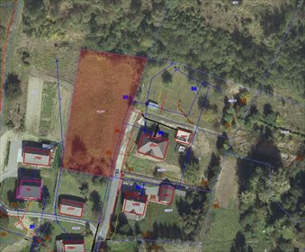 Działka 30x70 m w Chmielniku (w trakcie WZ) z wodą i mediami działka Chmielnik