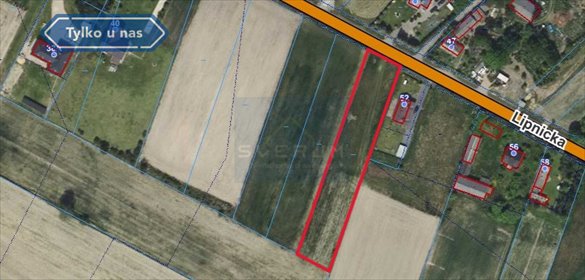 działka na sprzedaż 2403m2 działka Żuraw, Lipnicka