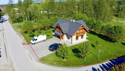 działka na sprzedaż 1132m2 działka Hucisko