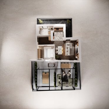 mieszkanie na sprzedaż 47m2 mieszkanie Warszawa, Praga-Południe, Ludwika Kickiego