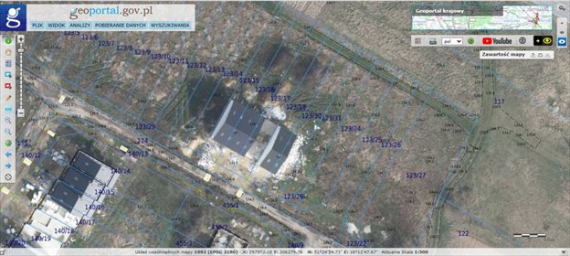 działka na sprzedaż 300m2 działka Lubin