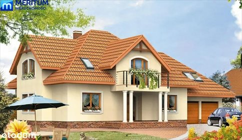 Dom w stanie surowym zamkniętym z dużą działką i prywatnością dom Strzeniówka