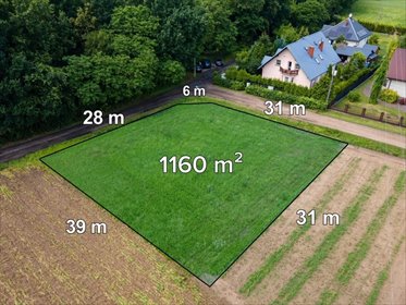 Działka usługowa 1160 m² w Warszawie - polecam działka Warszawa, Białołęka, Lemiesz