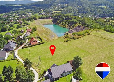 Widokowa działka rolna 3292 m² w Targanicach działka Targanice, Kalinowa