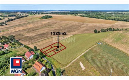 działka na sprzedaż 1329m2 działka Mierzwin, Centrum