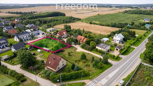Działka 1394 m² z mediami, asfalt, las, jeziora działka Jagatowo