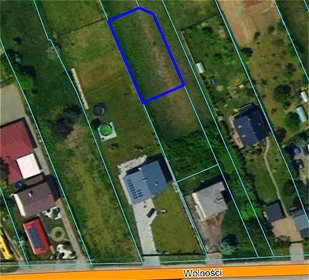 działka na sprzedaż 600m2 działka Twardowice, Wolności