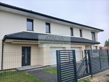 Nowoczesny bliźniak 156 m² z garażem i ogrzewaniem podłogowym dom Brwinów